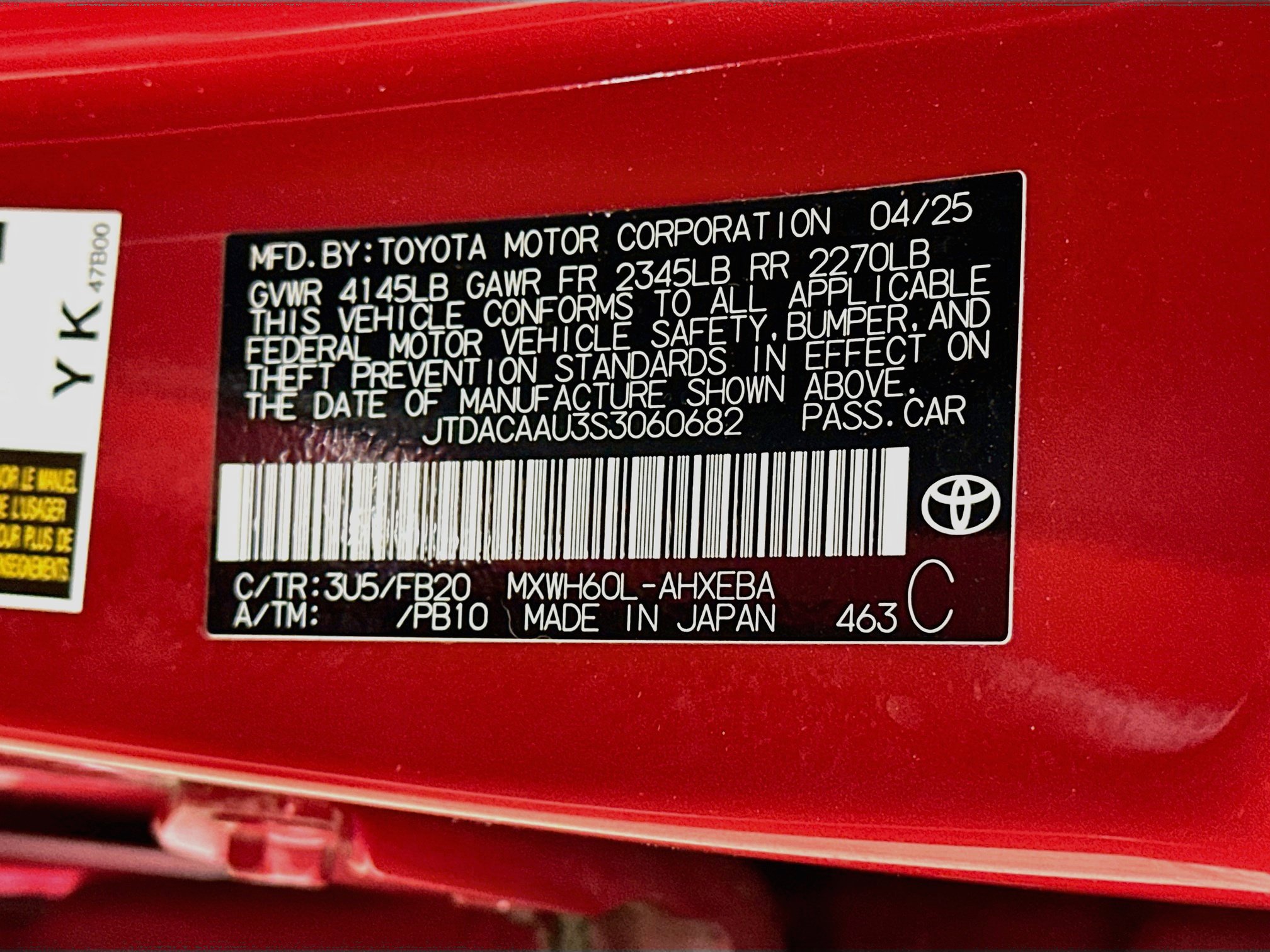Used 2025 Toyota Prius LE FWD image 12