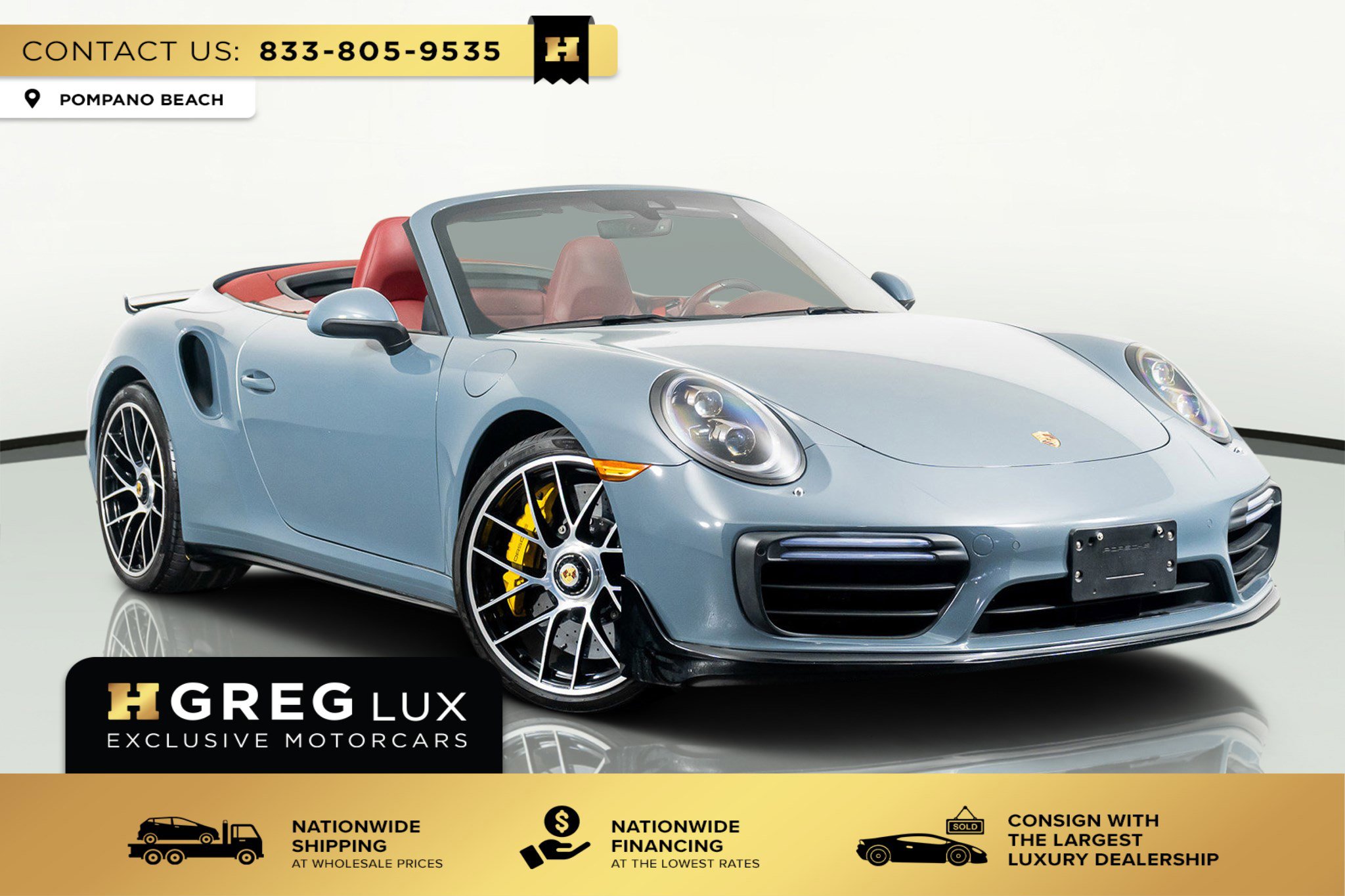 Used 2017 Porsche 911 Turbo S AWD/4WD image 1