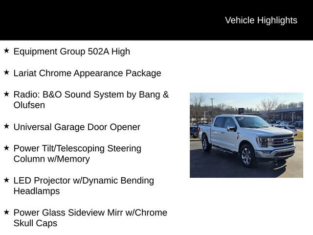 Used 2022 Ford F150 Lariat w/ Equipment Group 502A High image 5