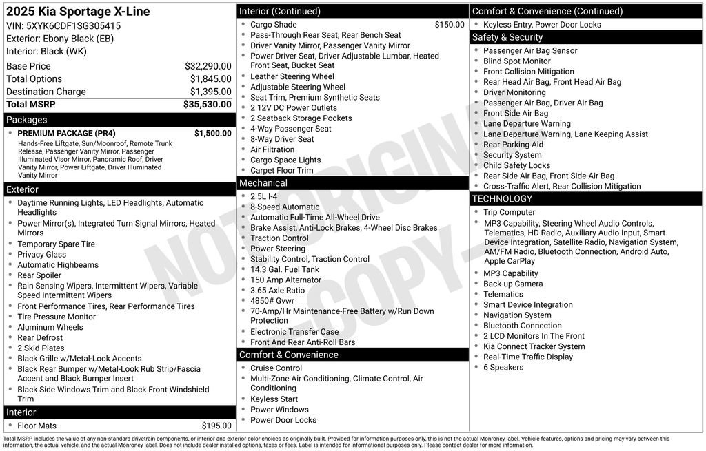 Used 2025 Kia Sportage X-Line w/ Premium Package image 4