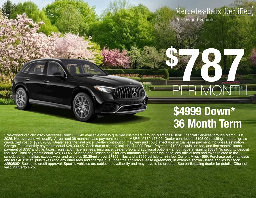 Certified 2025 Mercedes-Benz GLC 43 AMG 4MATIC image 2