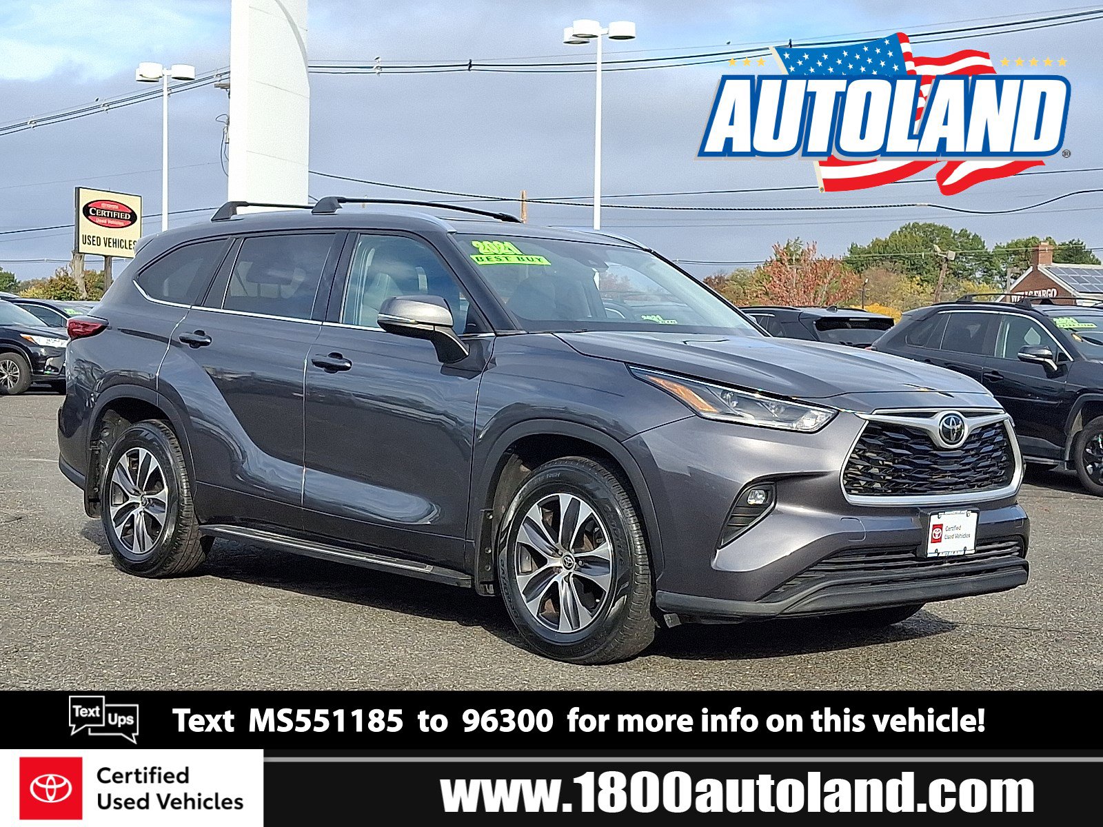 Certified 2021 Toyota Highlander XLE