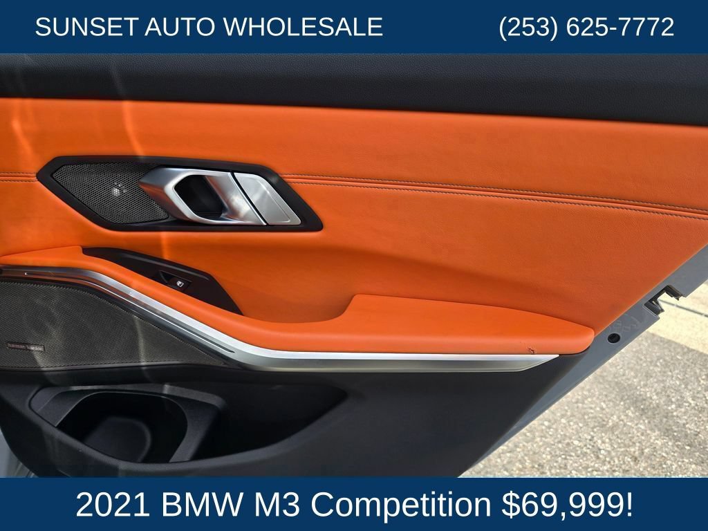 Used 2021 BMW M3 Competition RWD image 28
