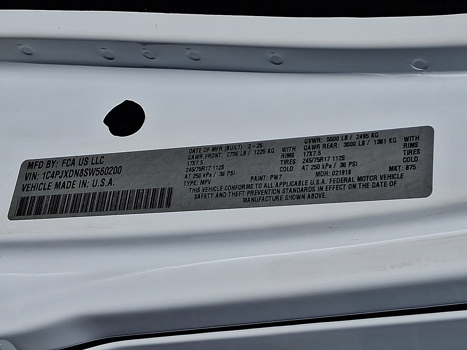 Certified 2025 Jeep Wrangler Unlimited Sport AWD/4WD image 27