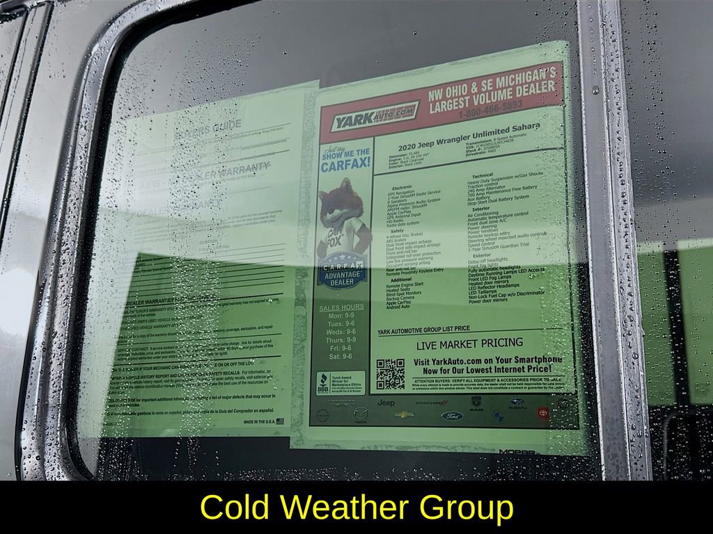 Used 2020 Jeep Wrangler Unlimited Sahara w/ Dual Top Group image 13