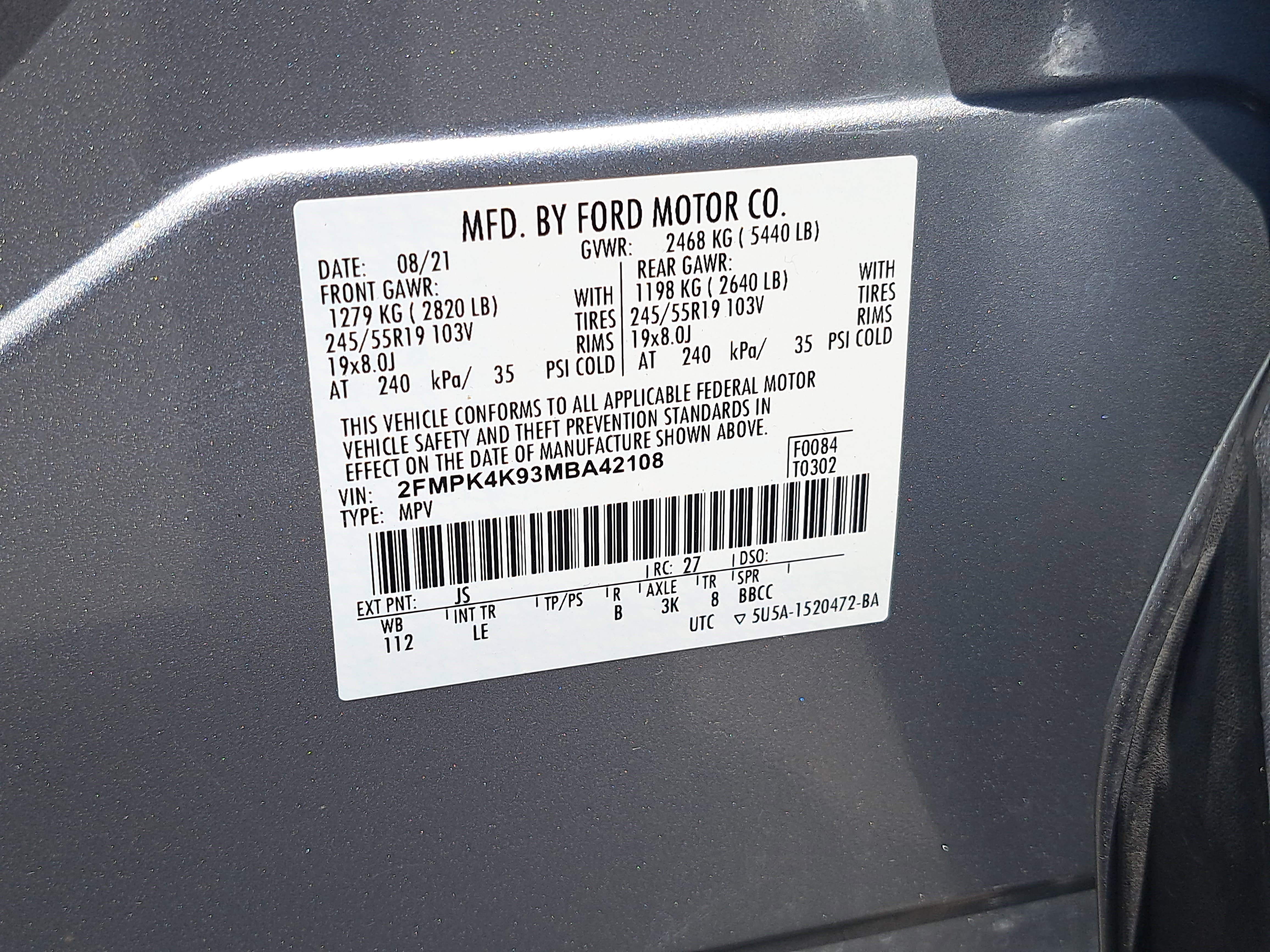 Used 2021 Ford Edge Titanium AWD/4WD image 33