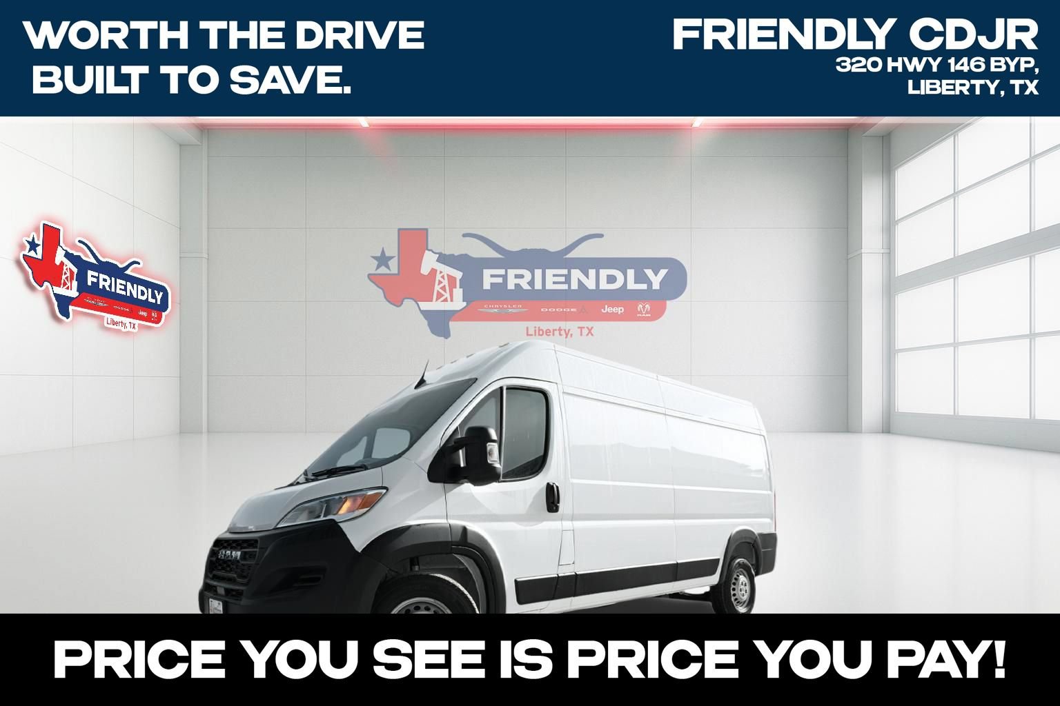 New 2026 RAM ProMaster 2500 w/ Convenience Group FWD image 1