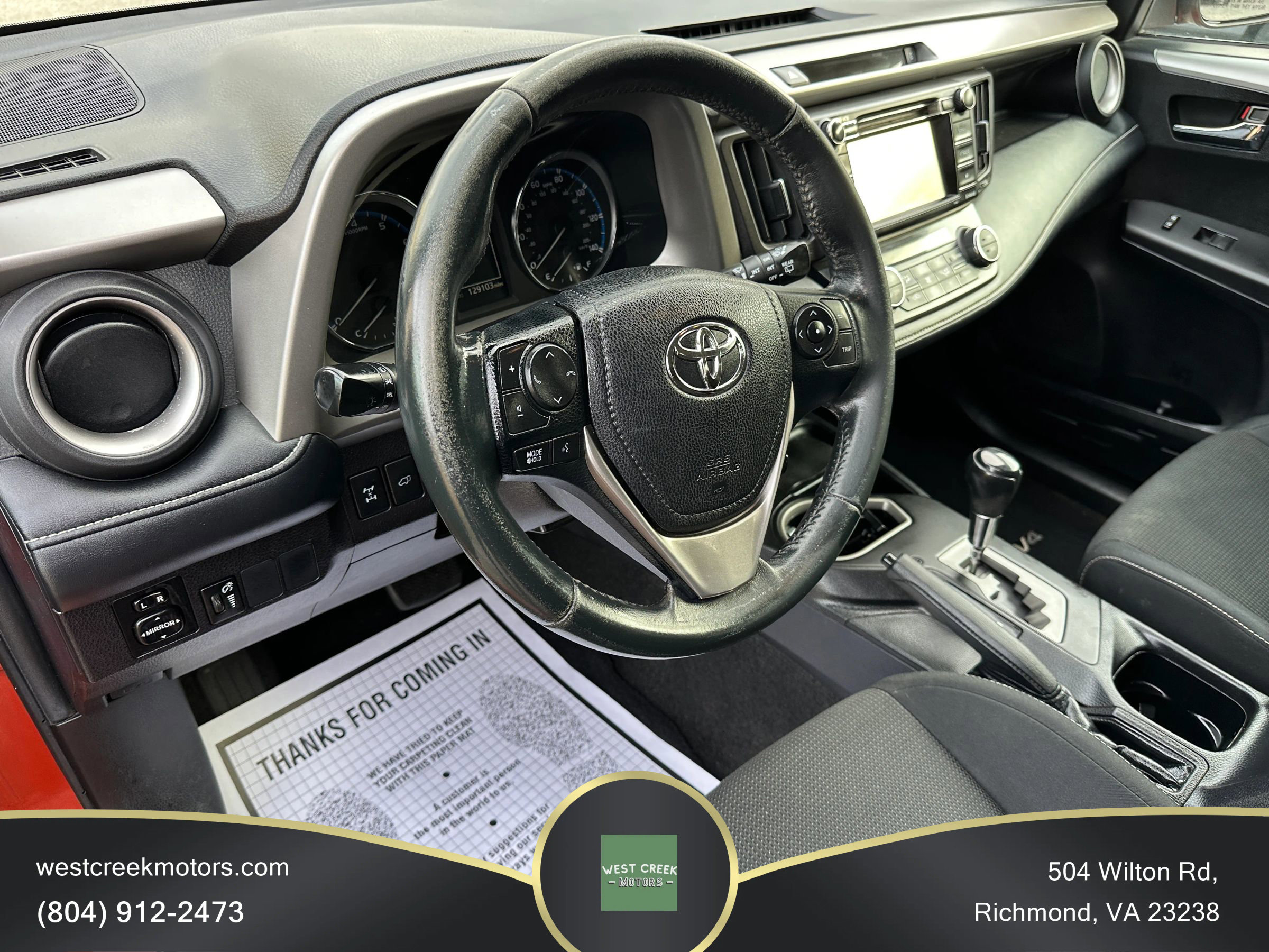 Used 2016 Toyota RAV4 XLE w/ Four Season Floor Mat Package image 9