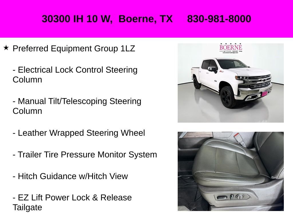 Used 2019 Chevrolet Silverado 1500 LTZ w/ LTZ Texas Edition image 37