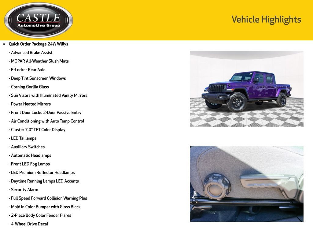 New 2026 Jeep Gladiator Sport AWD/4WD image 3