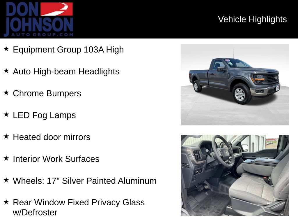 Used 2025 Ford F150 XL w/ Equipment Group 103A High AWD/4WD image 6