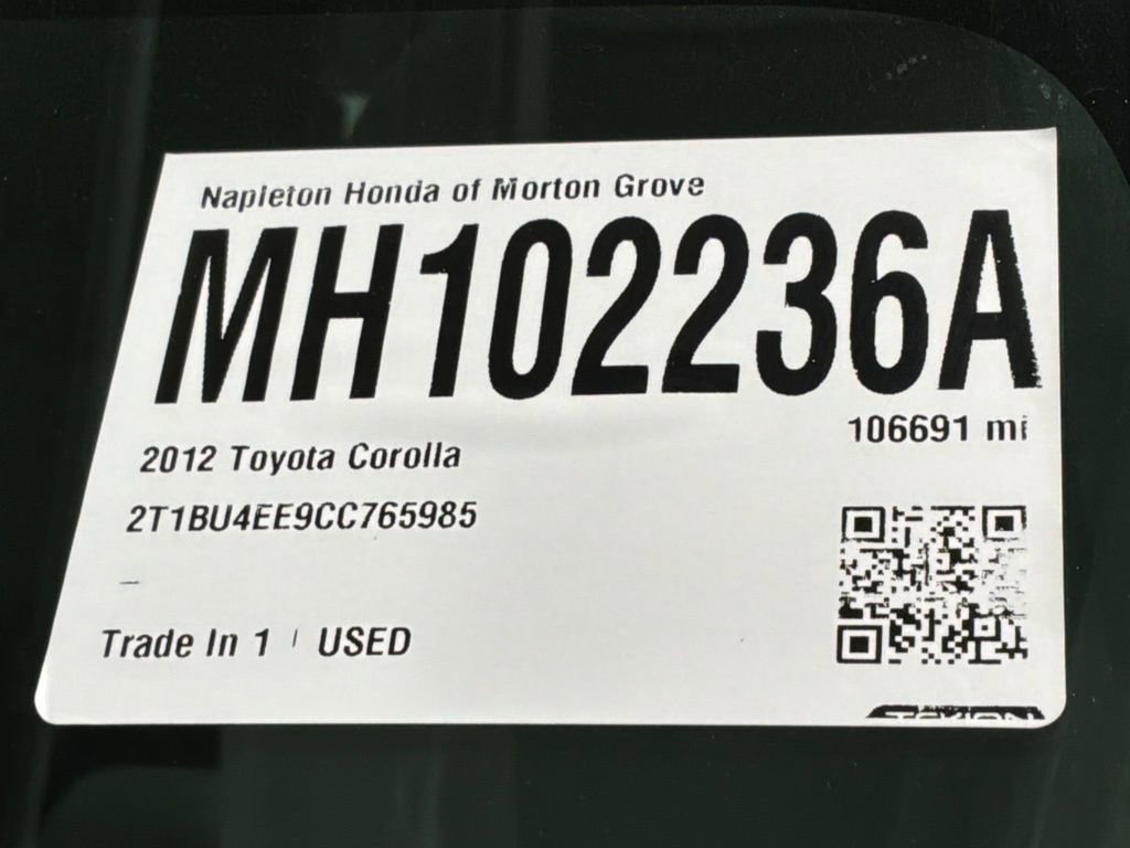 Used 2012 Toyota Corolla LE FWD image 31