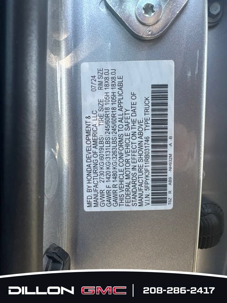 Used 2024 Honda Ridgeline Sport image 18