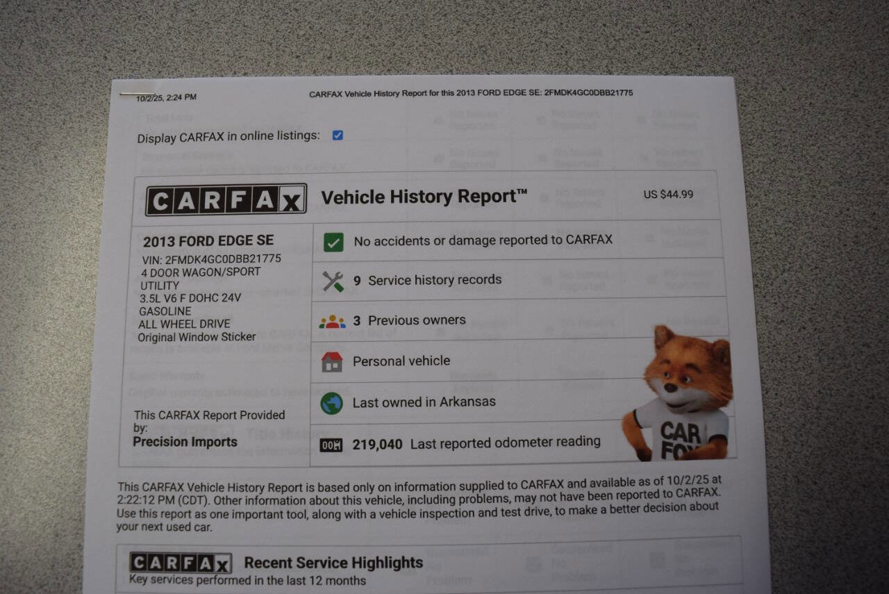 Used 2013 Ford Edge SE image 55