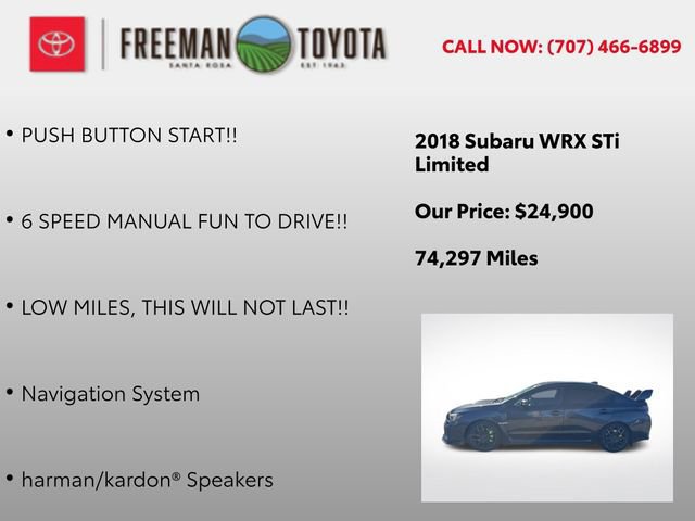 Used 2018 Subaru WRX STI Limited image 9