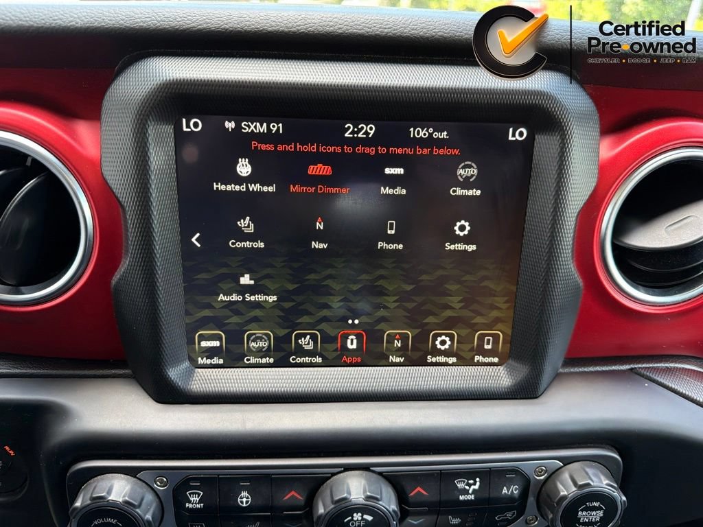 Certified 2022 Jeep Wrangler Unlimited Rubicon w/ Dual Top Group AWD/4WD image 76