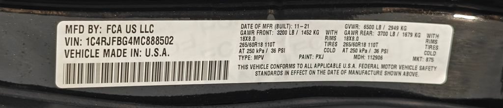 Used 2021 Jeep Grand Cherokee Limited AWD/4WD image 60