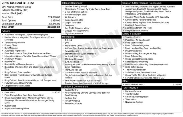 New 2025 Kia Soul GT-Line image 50
