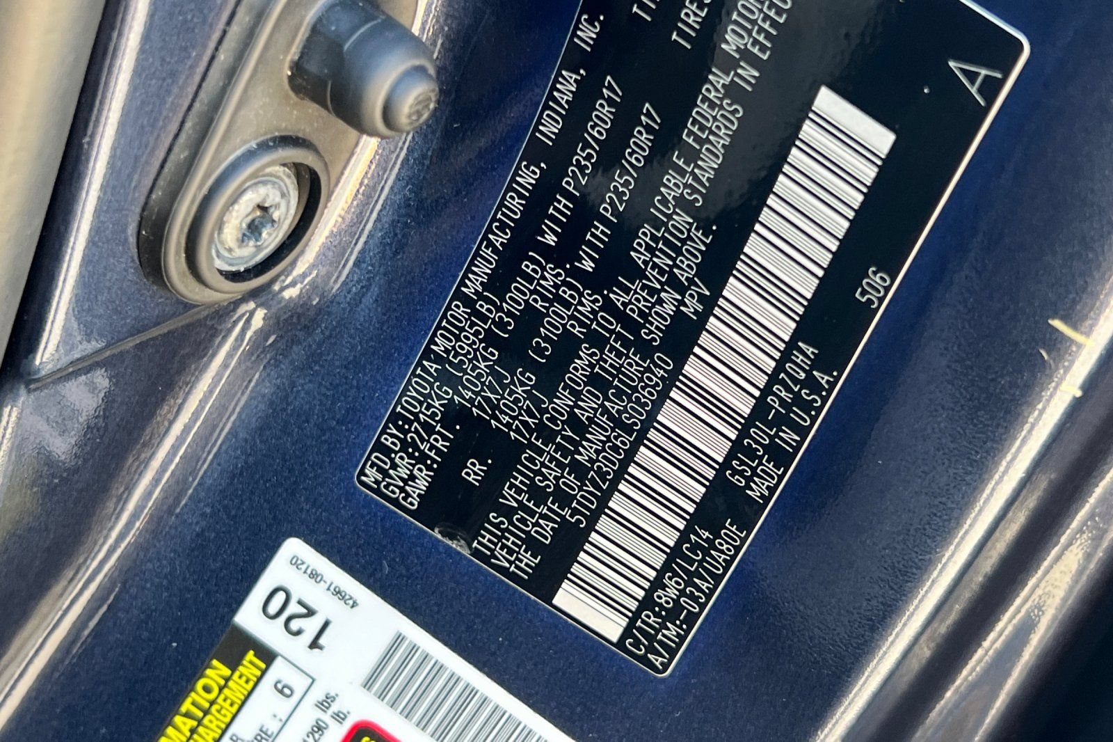 Used 2020 Toyota Sienna XLE FWD image 35