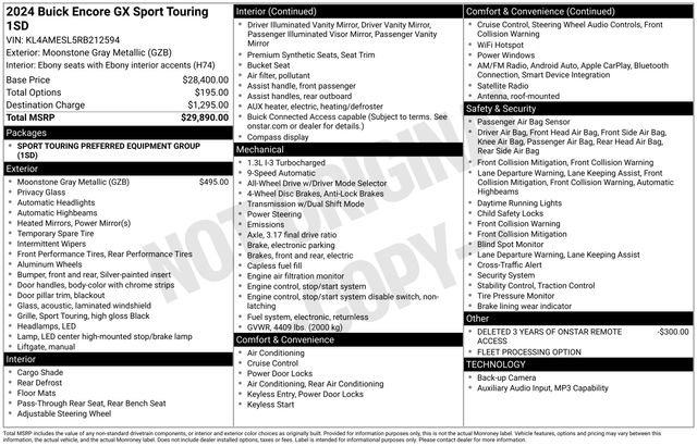 Used 2024 Buick Encore GX Sport Touring image 3