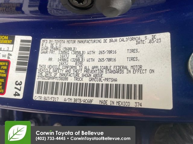 Certified 2023 Toyota Tacoma TRD Off-Road image 29