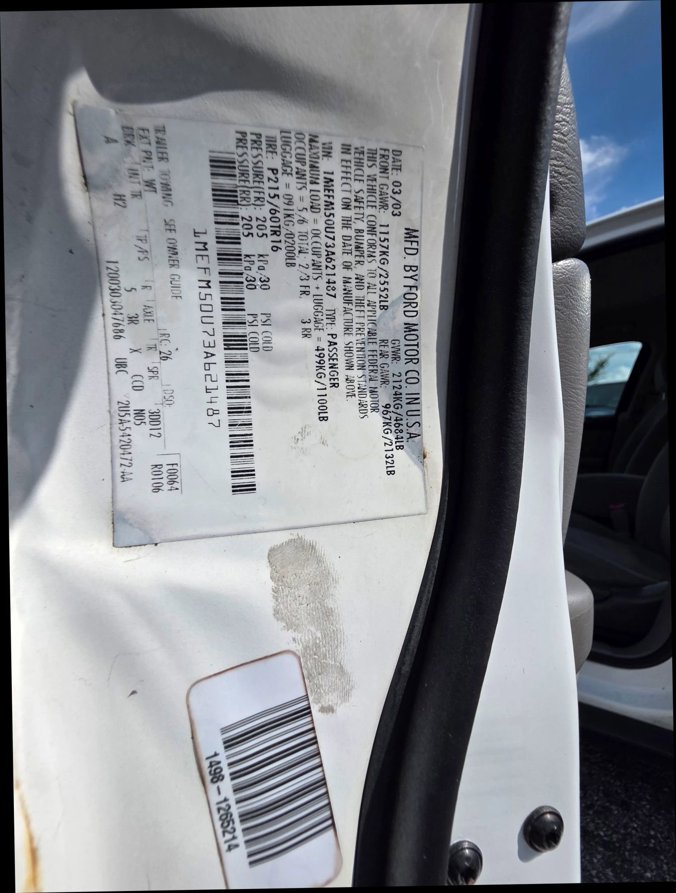 Used 2003 Mercury Sable GS image 23