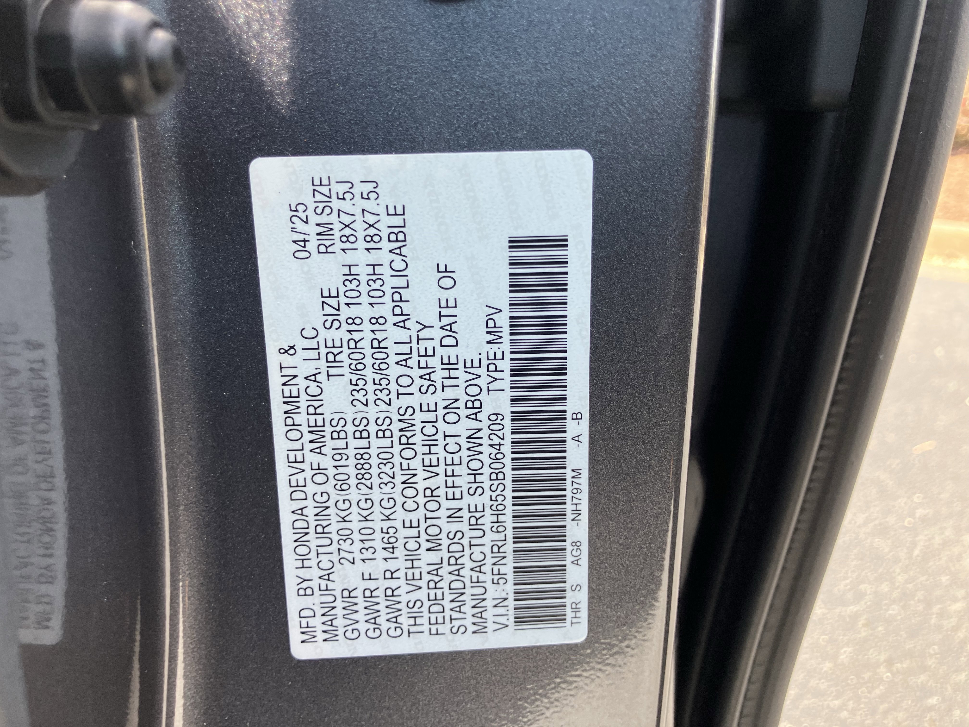 Used 2025 Honda Odyssey EX-L image 38