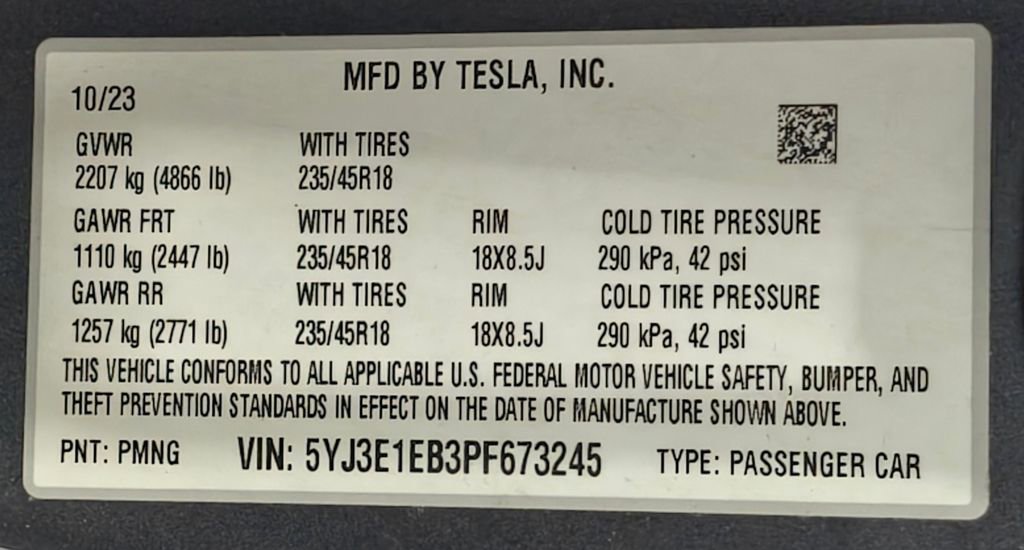 Used 2023 Tesla Model 3 Long Range image 68