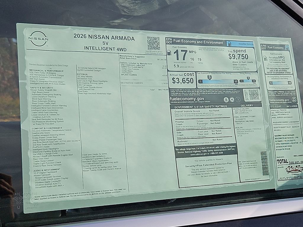 New 2026 Nissan Armada SV image 9