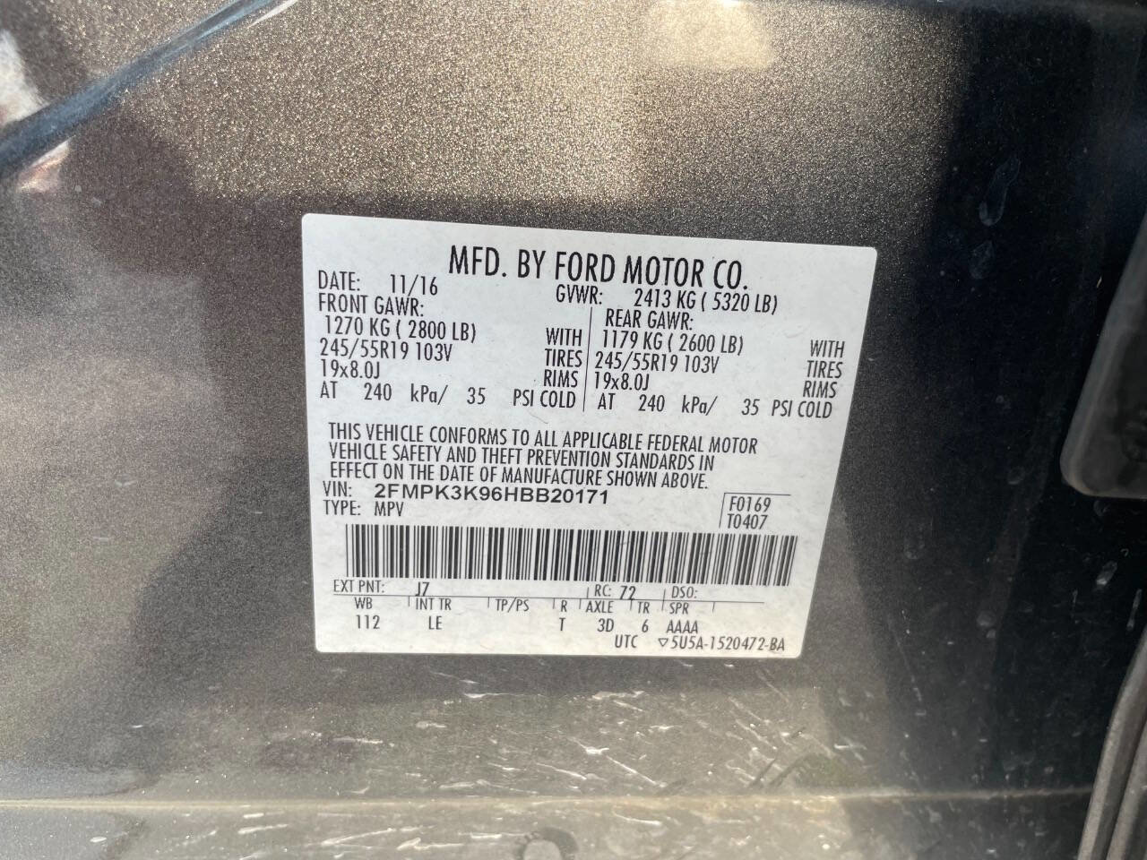 Used 2017 Ford Edge Titanium FWD image 78