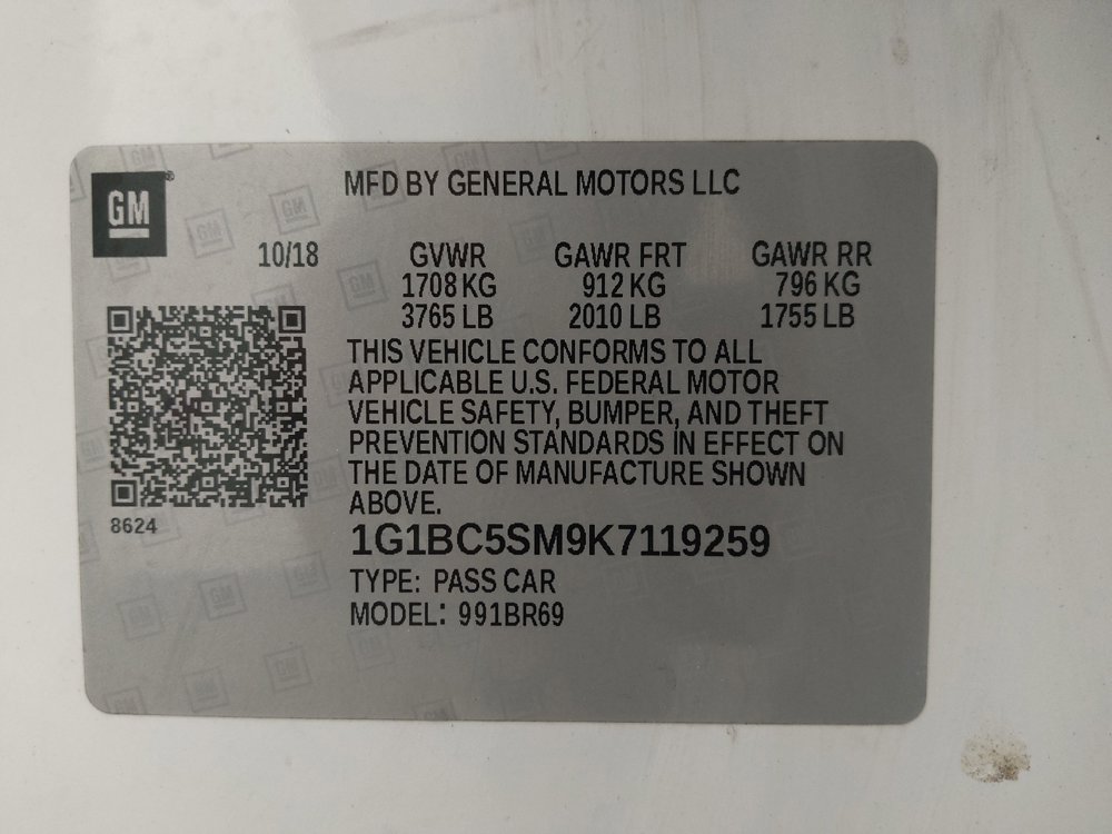 Used 2019 Chevrolet Cruze LS w/ LS Convenience Package FWD image 33