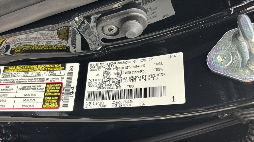 New 2026 Toyota Tundra Limited AWD/4WD image 39