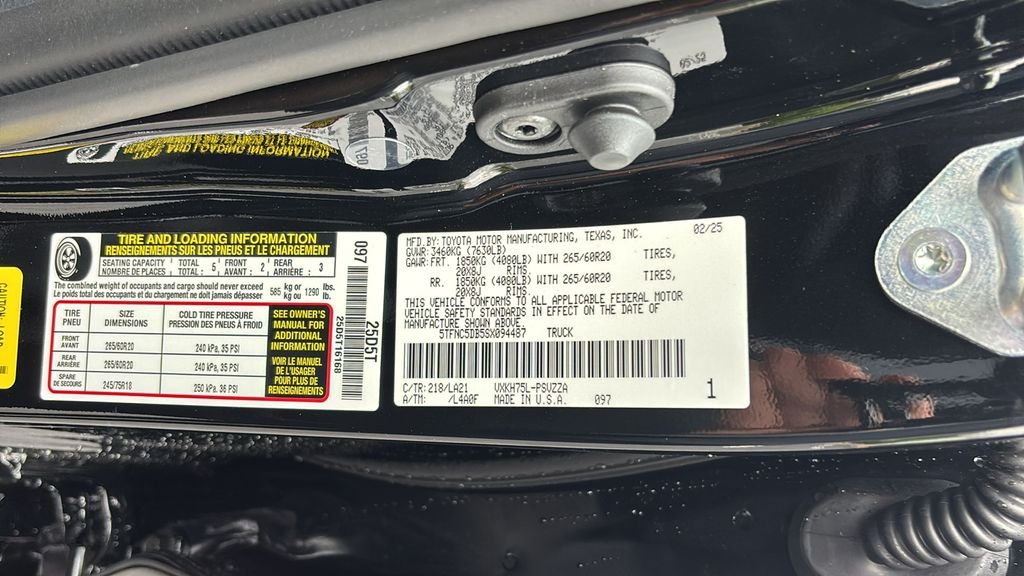 New 2025 Toyota Tundra Platinum AWD/4WD image 43