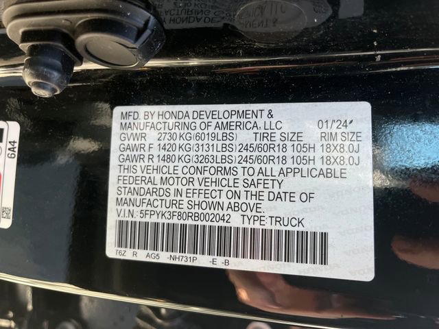 Used 2024 Honda Ridgeline Black Edition image 23