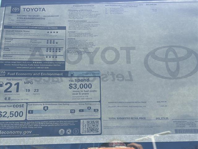 Certified 2025 Toyota Tacoma TRD Sport AWD/4WD image 24