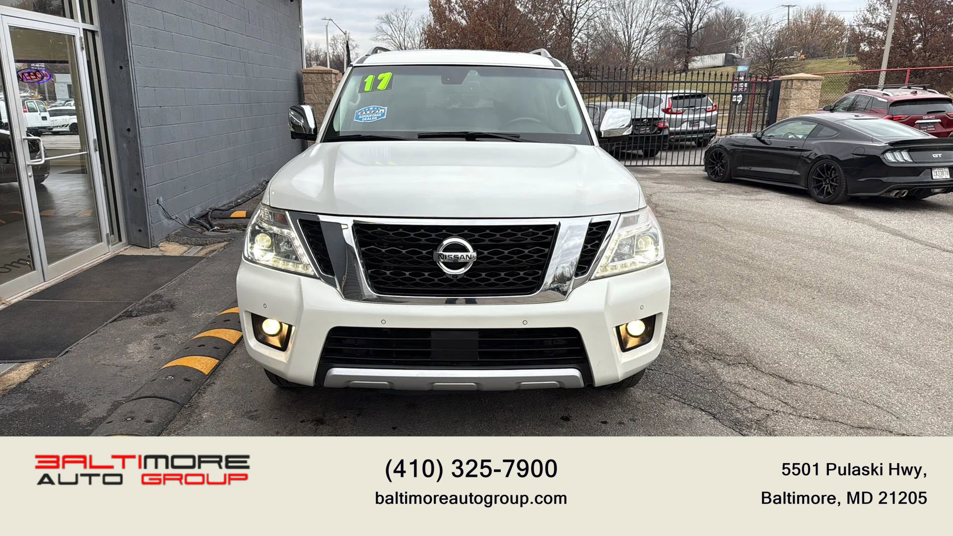 Used 2017 Nissan Armada Platinum w/ Captain Seat Package image 2