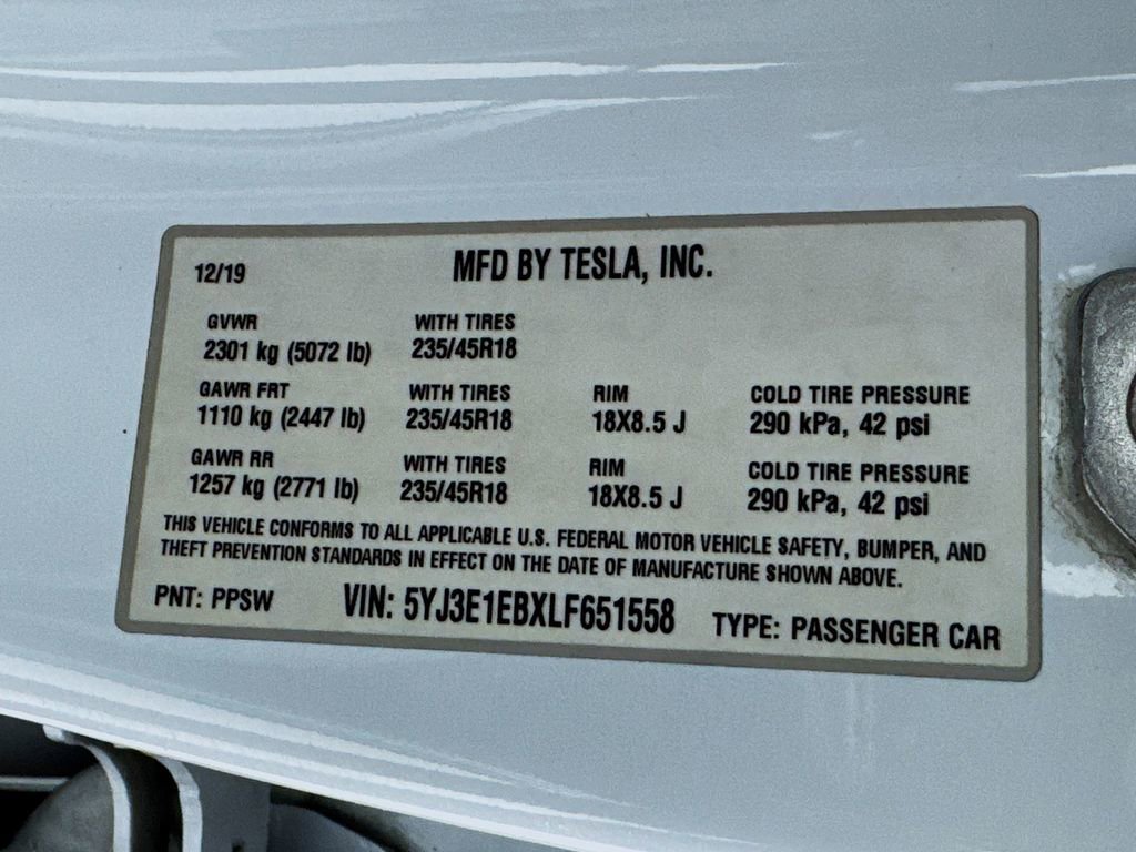 Used 2020 Tesla Model 3 Long Range AWD/4WD image 57