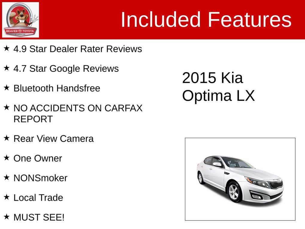 Used 2015 Kia Optima LX w/ LX Convenience Plus Package image 4
