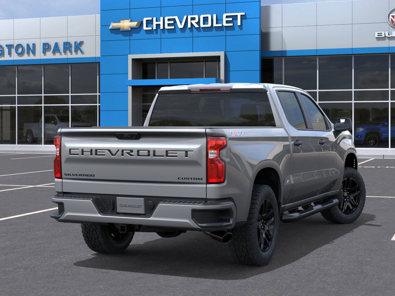 New 2026 Chevrolet Silverado 1500 Custom w/ Turbomax Blackout Package image 4