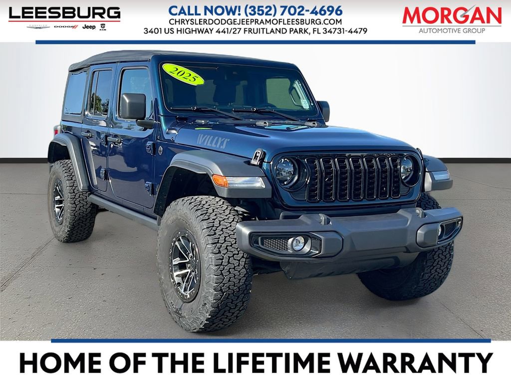 Certified 2025 Jeep Wrangler Willys image 1
