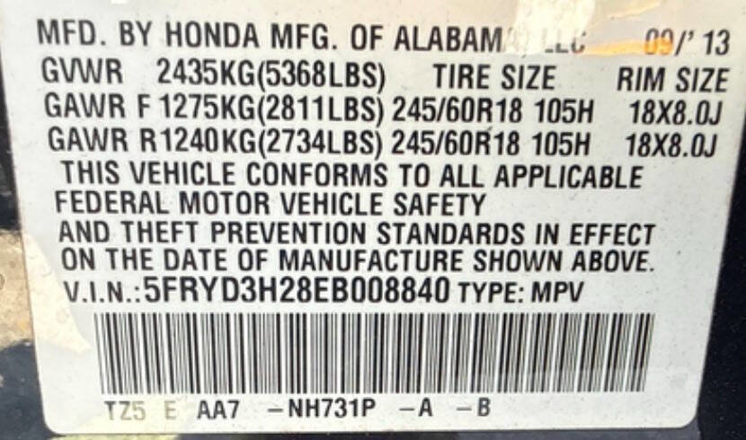 Used 2014 Acura MDX FWD image 16