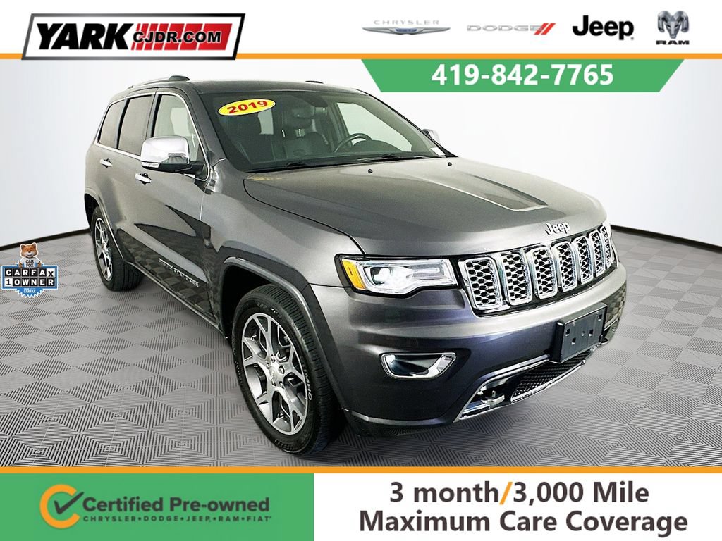 Certified 2019 Jeep Grand Cherokee Overland