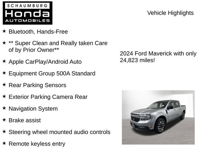 Used 2024 Ford Maverick Lariat FWD image 7