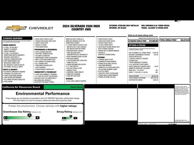 Used 2024 Chevrolet Silverado 2500 High Country image 3