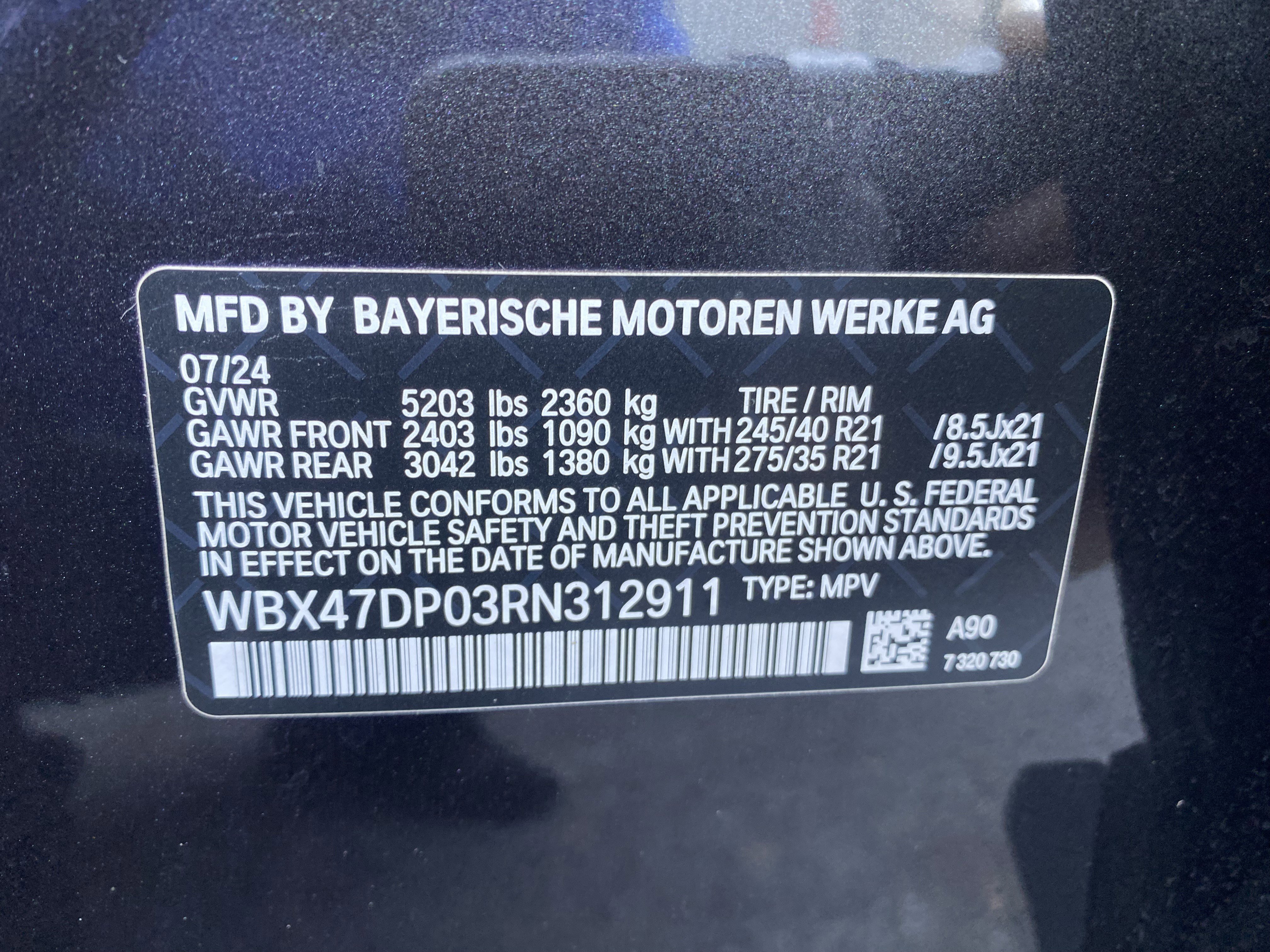 Used 2024 BMW X3 sDrive30i w/ Premium Package w/ZPA RWD image 39