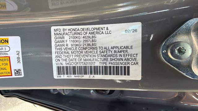 New 2026 Honda Accord Sport image 33