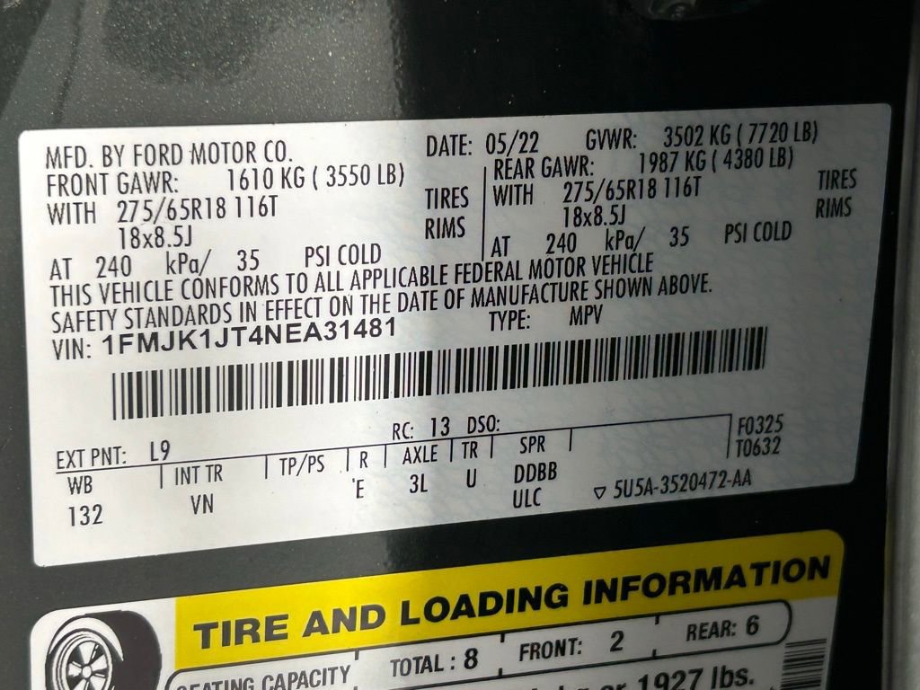 Used 2022 Ford Expedition Max XLT AWD/4WD image 46