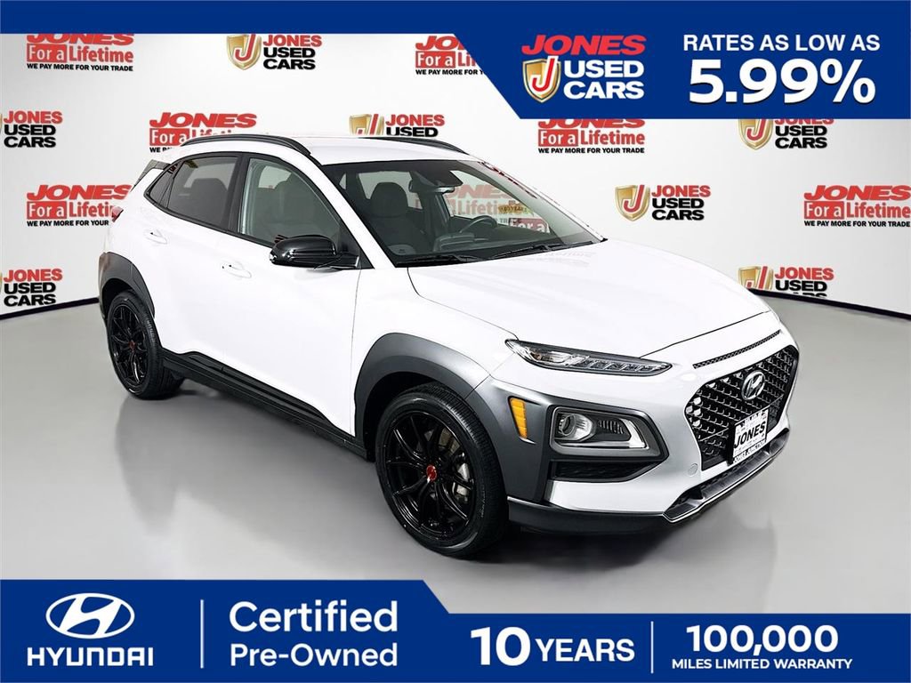 Certified 2021 Hyundai Kona Night w/ Cargo Package
