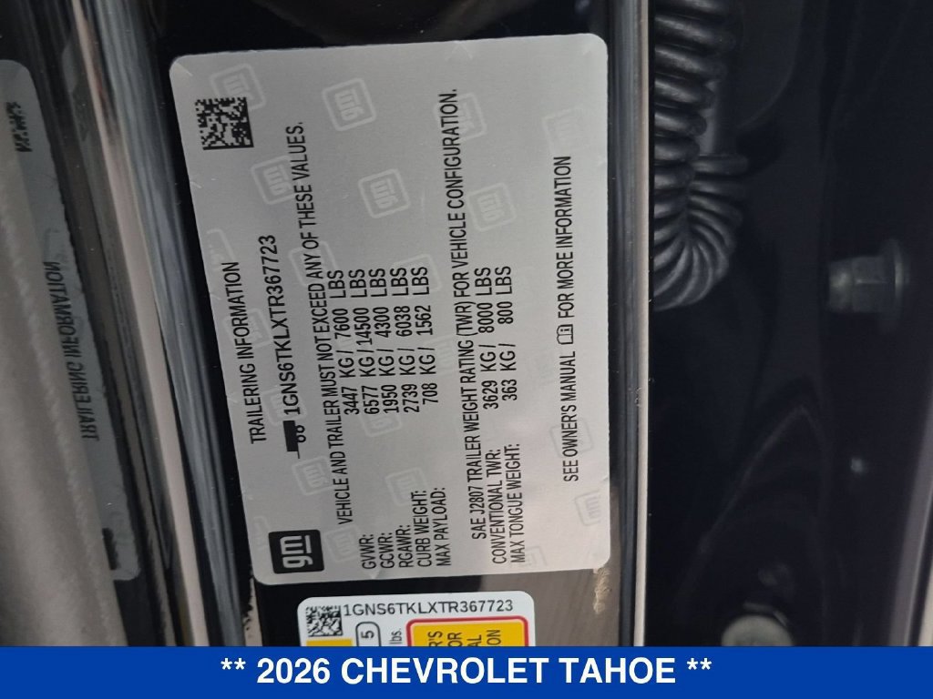 New 2026 Chevrolet Tahoe High Country w/ Sun And Tow Package AWD/4WD image 29