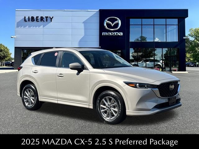 Certified 2025 MAZDA CX-5 AWD 2.5 S w/ Preferred Package 360° Tour